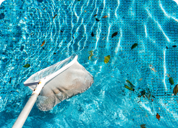 Technician providing pool and spa maintenance services